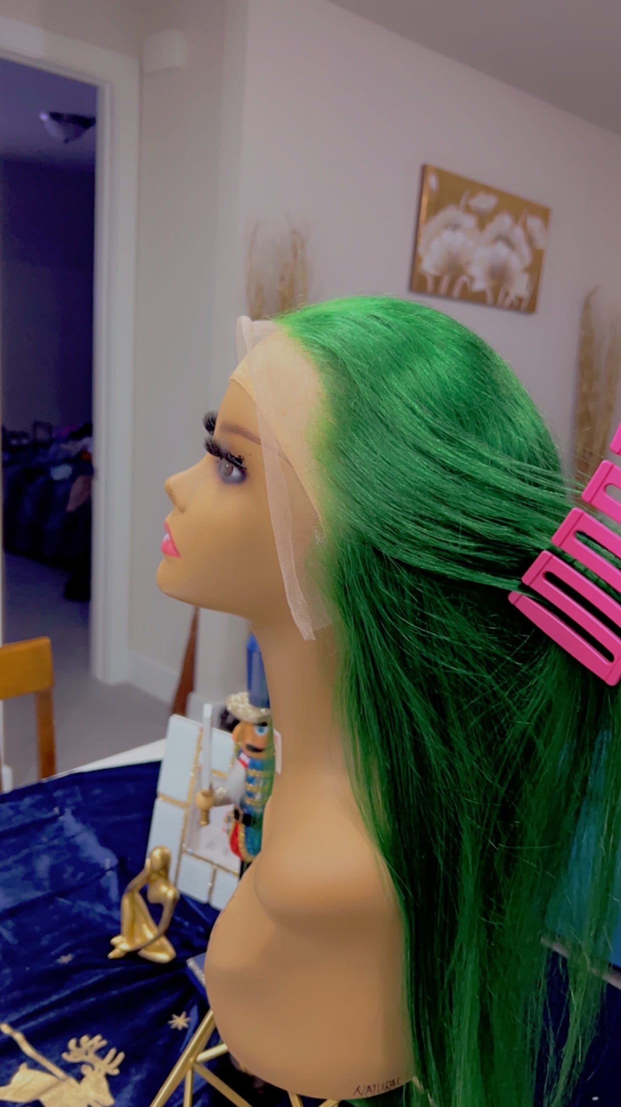 Green wig cheap cheap