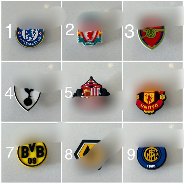 European Football England Badge Shoe Charm