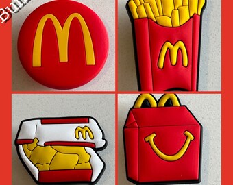 4 x McDonalds Shoe Charm Bundle