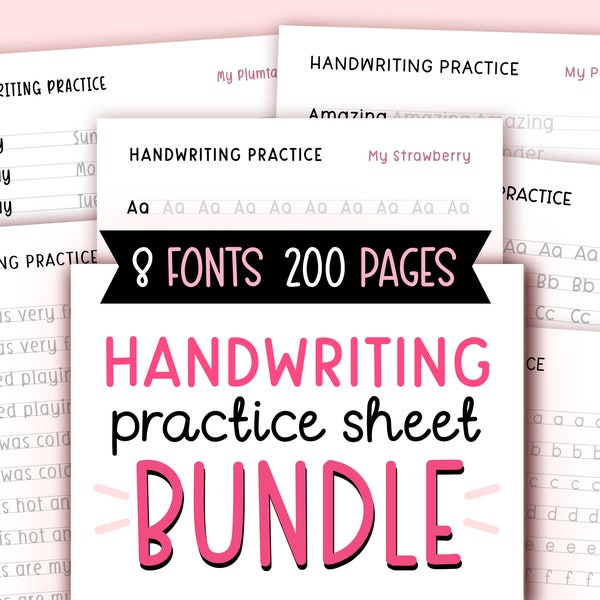 Writing Practice - Etsy