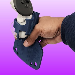 CPen-style Meta Quest VR table tennis controller adapter (Chinese Penhold). Available options for Quest 2 & Quest 3.