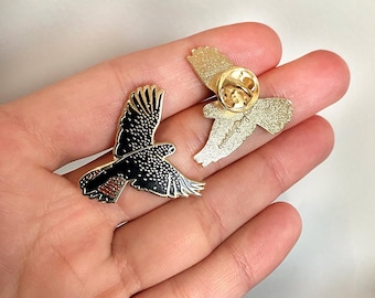 Red-tailed Black Cockatoo Australian Native Enamel Pin Brooch