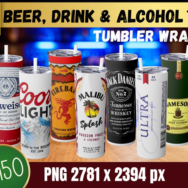 Mega Bundle Beer, Drink & Alcohol Tumbler Wrap