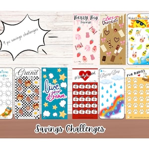 Mini Savings Challenges Printable