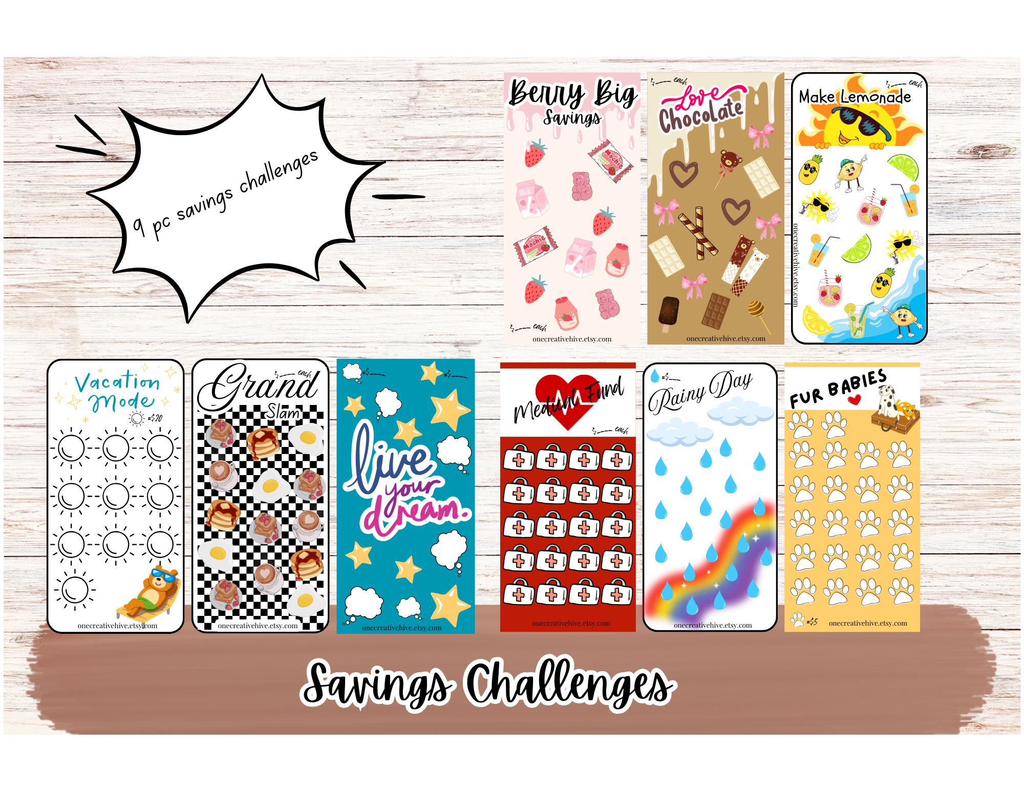 Mini Savings Challenges Printable