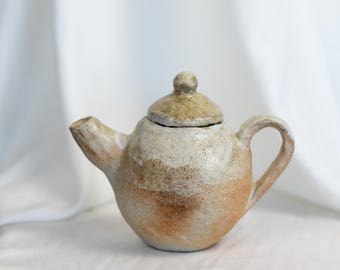 Anagama Wood-Fired Ceramic Teapot – Japanese Rustic Teakettle
