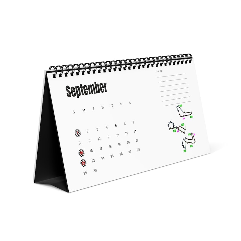 2024 F1 Calendar Formula 1 Calendar Formula 1 Desk Calendar for F1 Fan