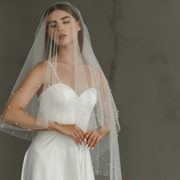 how to make a two tier veil