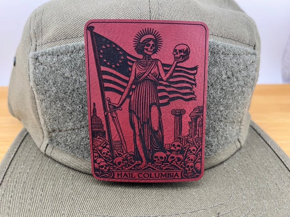Hail Columbia Leatherette Patch: Tactical Meme Hook and Loop Fastener