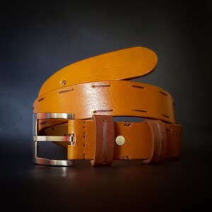 Leather Belt Handmade, Leather Belt Men, Leather Belt Woman, Genuine Leather Handmade Belt, Men&#39;s Leather Belt, Unique Belt, Brown Belt