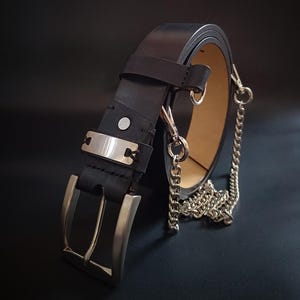 Handmade Leather Belt, Men&#39;s Leather Belt, Women&#39;s Leather Belt, Genuine Leather Handmade Belt, Men&#39;s Leather Belt, Unique Belt