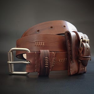 Handmade Leather Belt, Men&#39;s Leather Belt, Women&#39;s Leather Belt, Genuine Leather Handmade Belt, Men&#39;s Leather Belt, Unique Belt