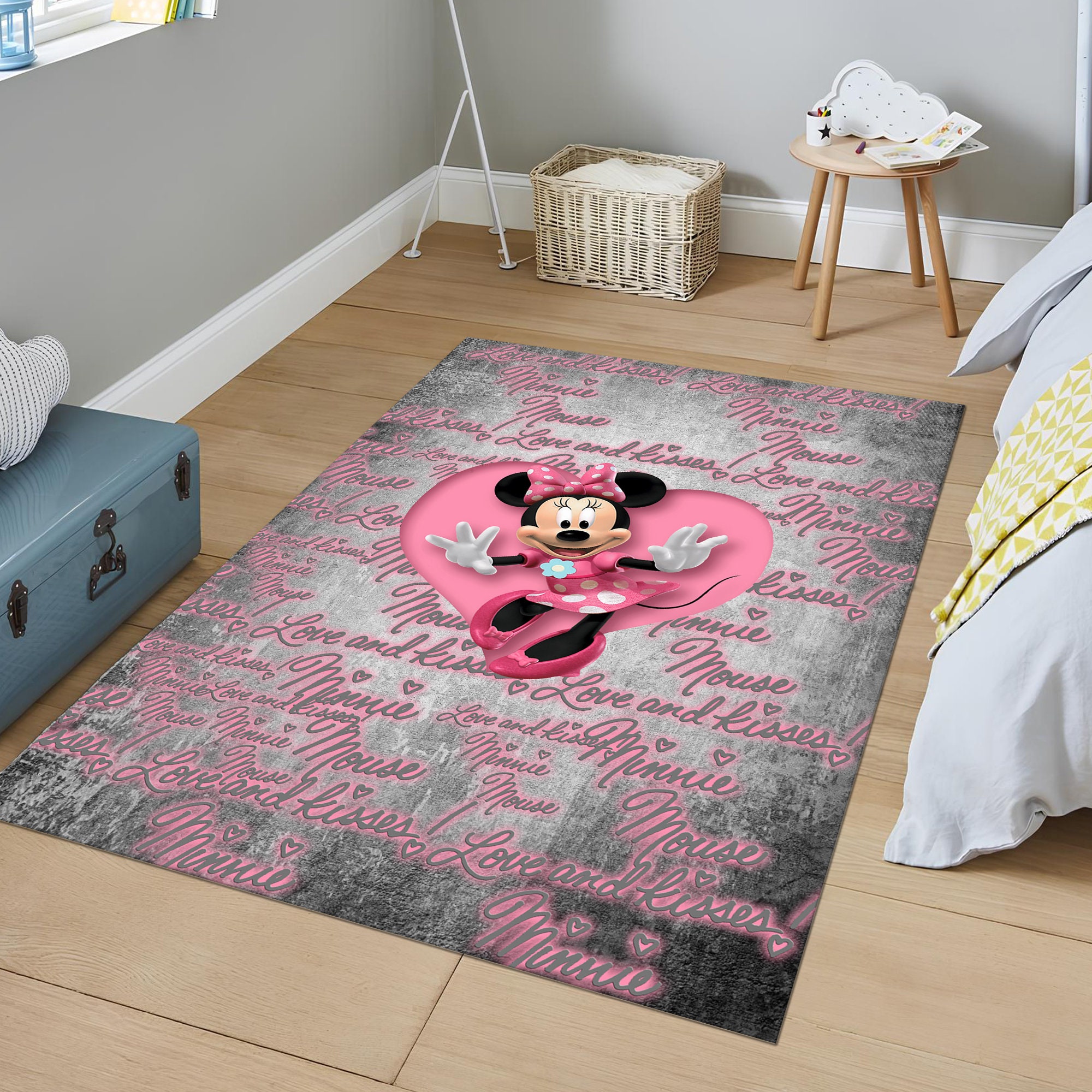 Discover Minnie Mouse Disney Kids Room Rug