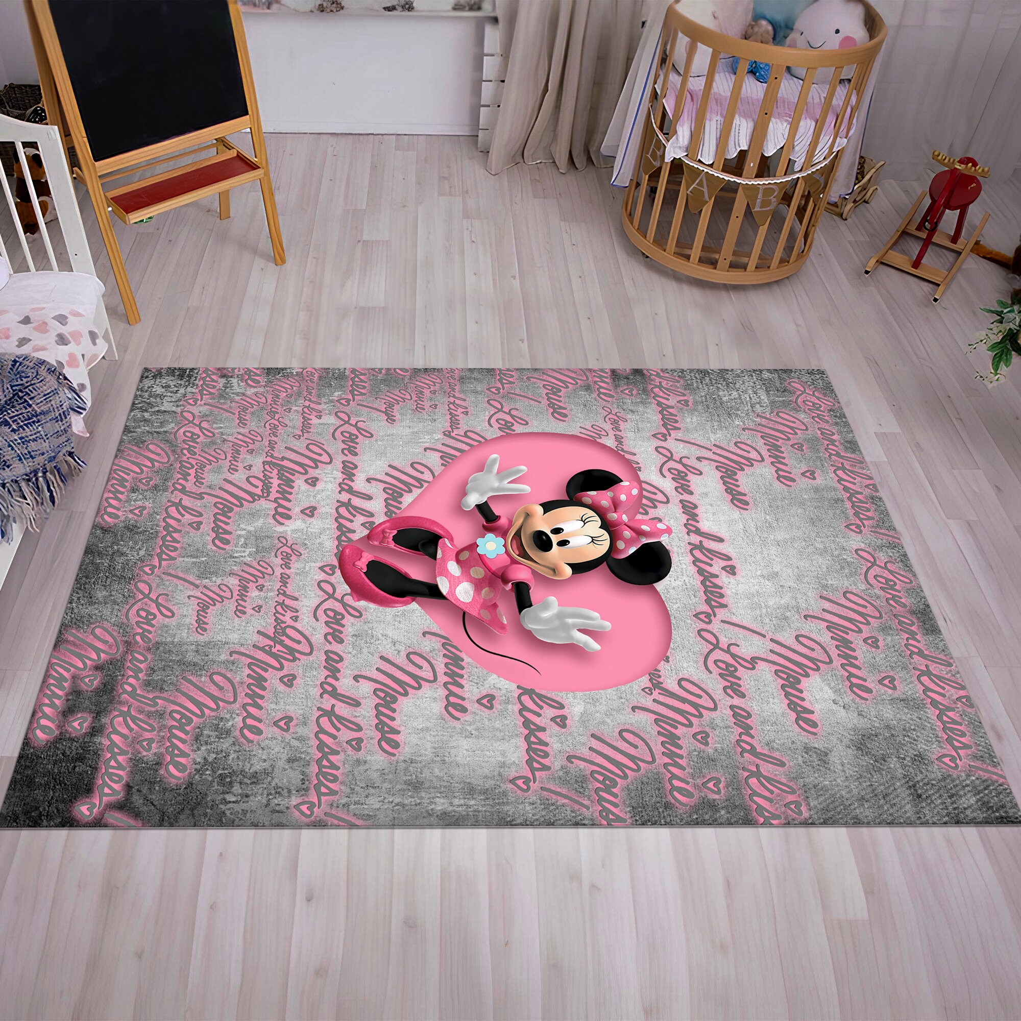 Discover Minnie Mouse Disney Kids Room Rug