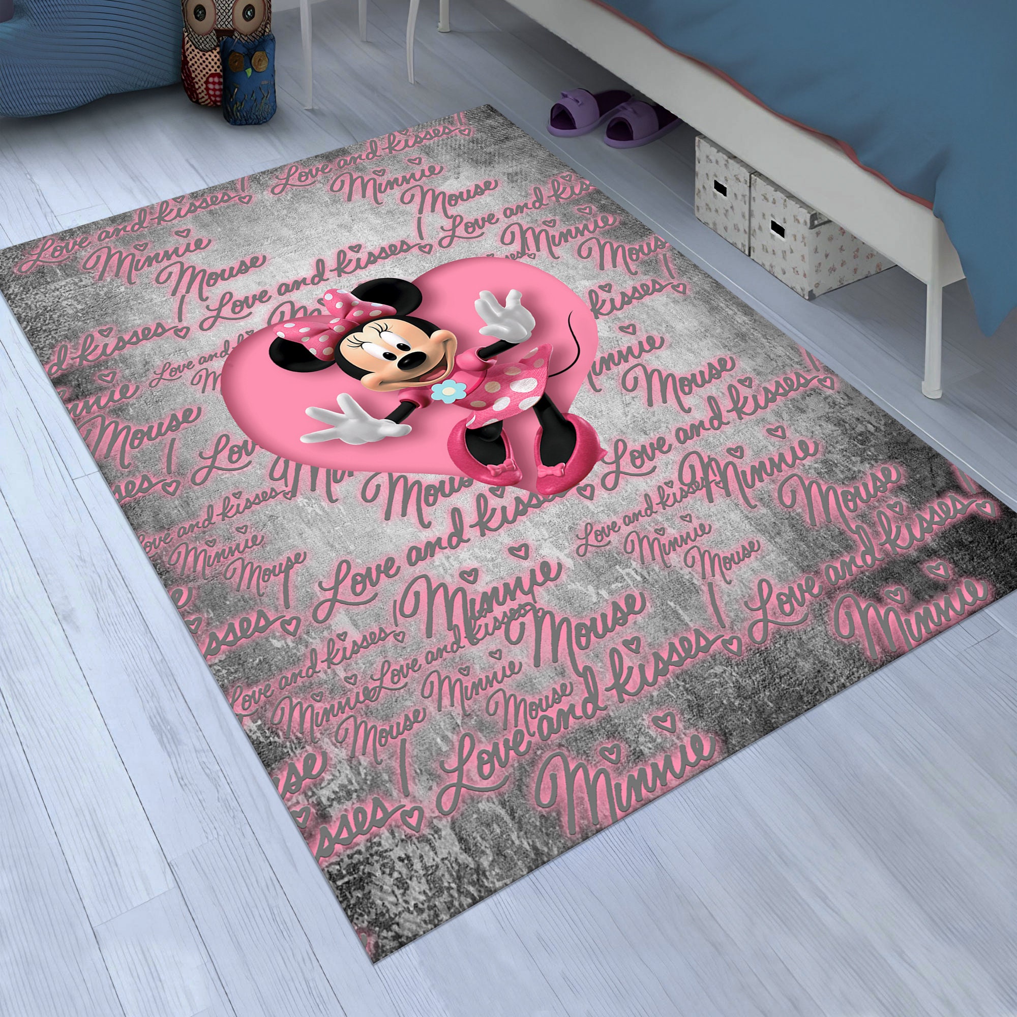 Discover Minnie Mouse Disney Kids Room Rug