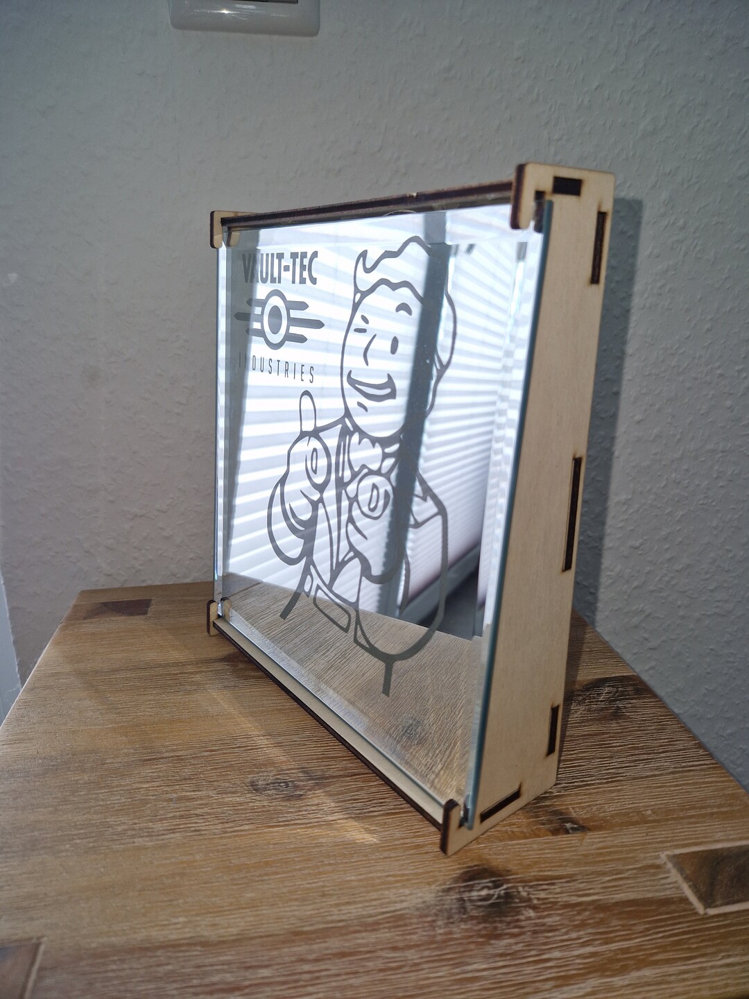 Holder Box for Illuminated Mirror Tile (20 X 20 Cm) Lightbox Light Box ...
