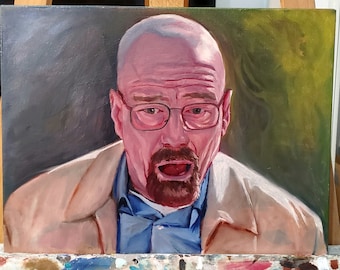 Walter White painting