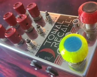 Stompbox Buddy Mini Halo Gitarre Effekt-Pedal Fußschalter Kappe Topper Schutz On Effekt-Pedal Schalter Schutz Kappe