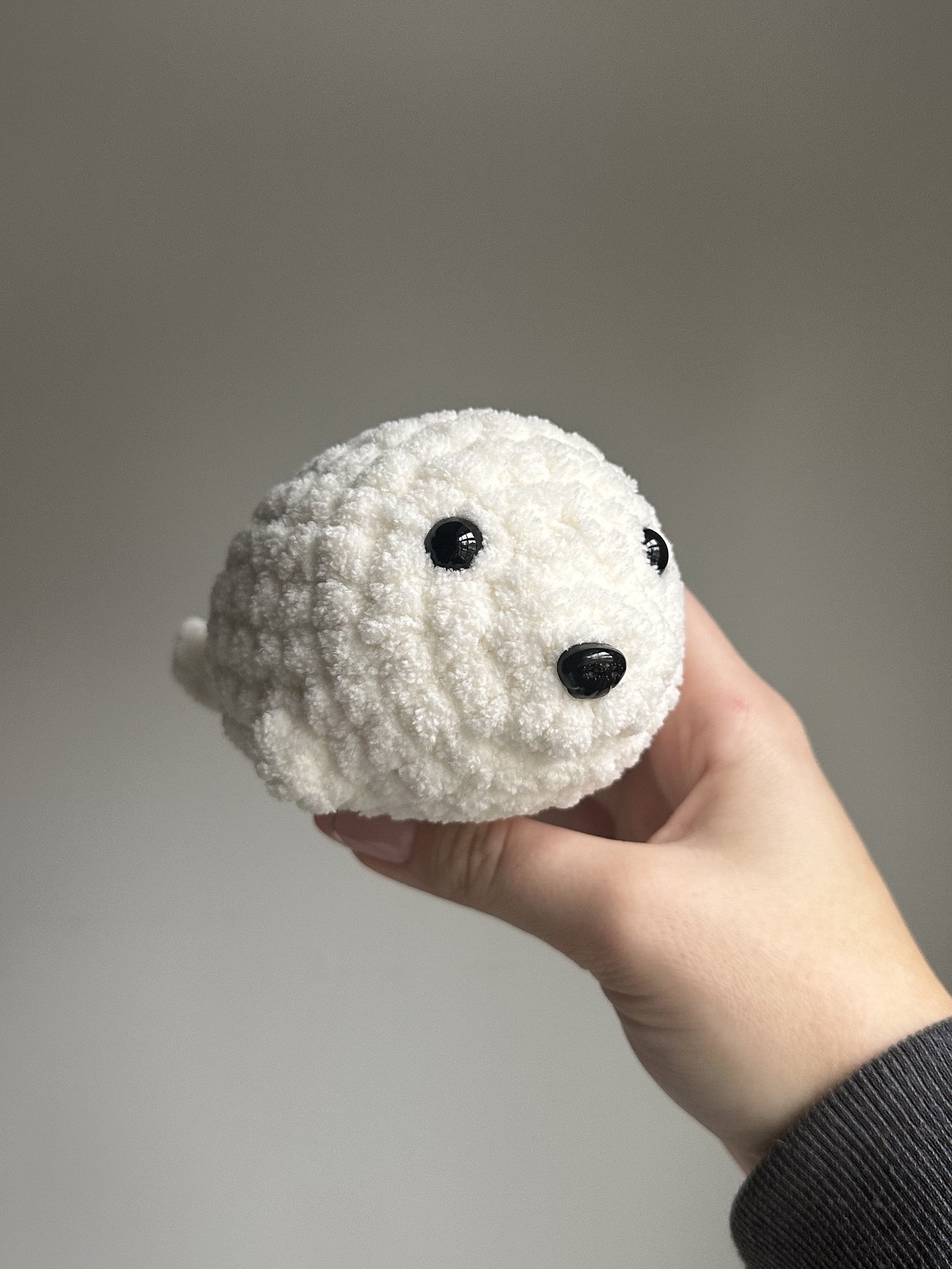 Gehaakte dikke zeehondknuffel | Gehaakt cadeau voor dierbaren | Cadeau dierenliefhebber | Kawaii knuffel