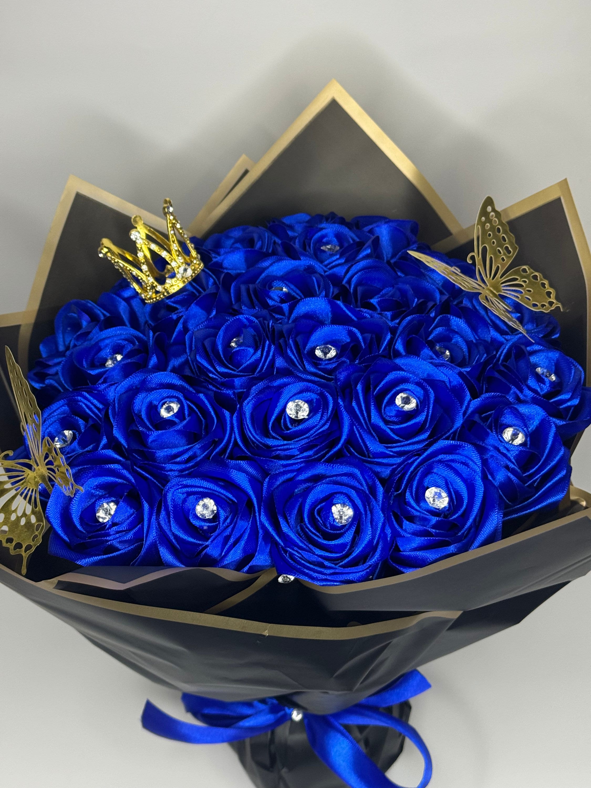 Eternal Ribbon Roses Etsy
