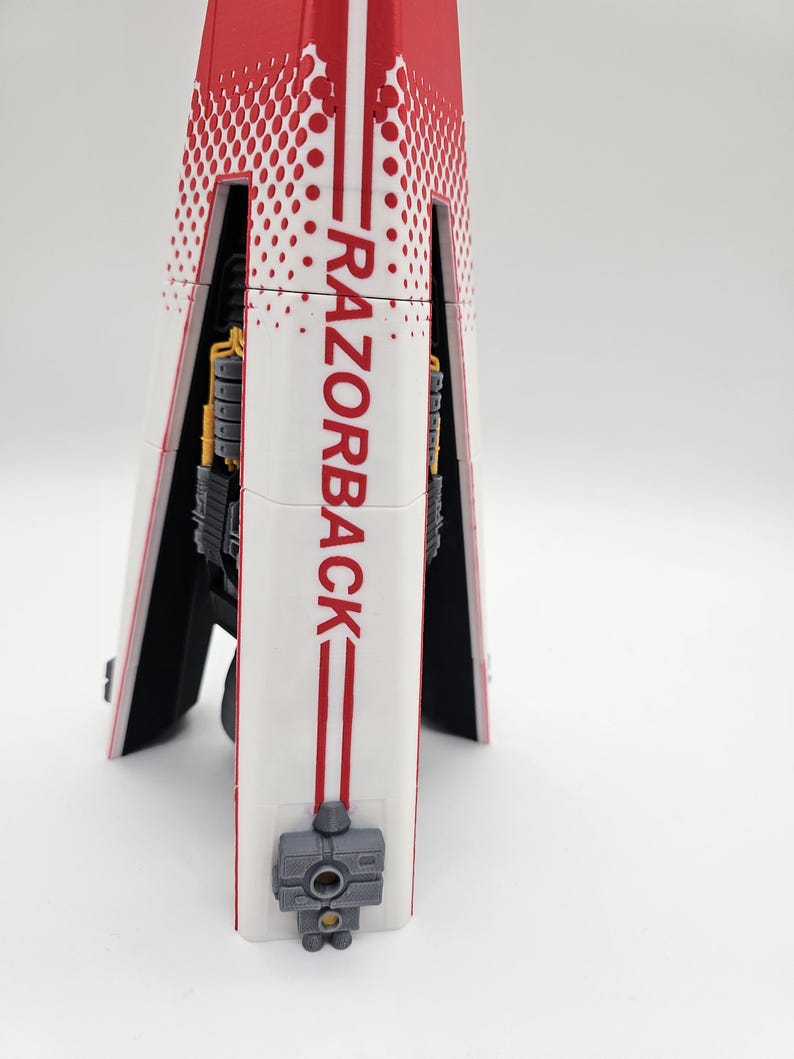 Razor Back Racing Razorback Replica Ship Model, Racing Pinnace 3D Printed With Stand ...