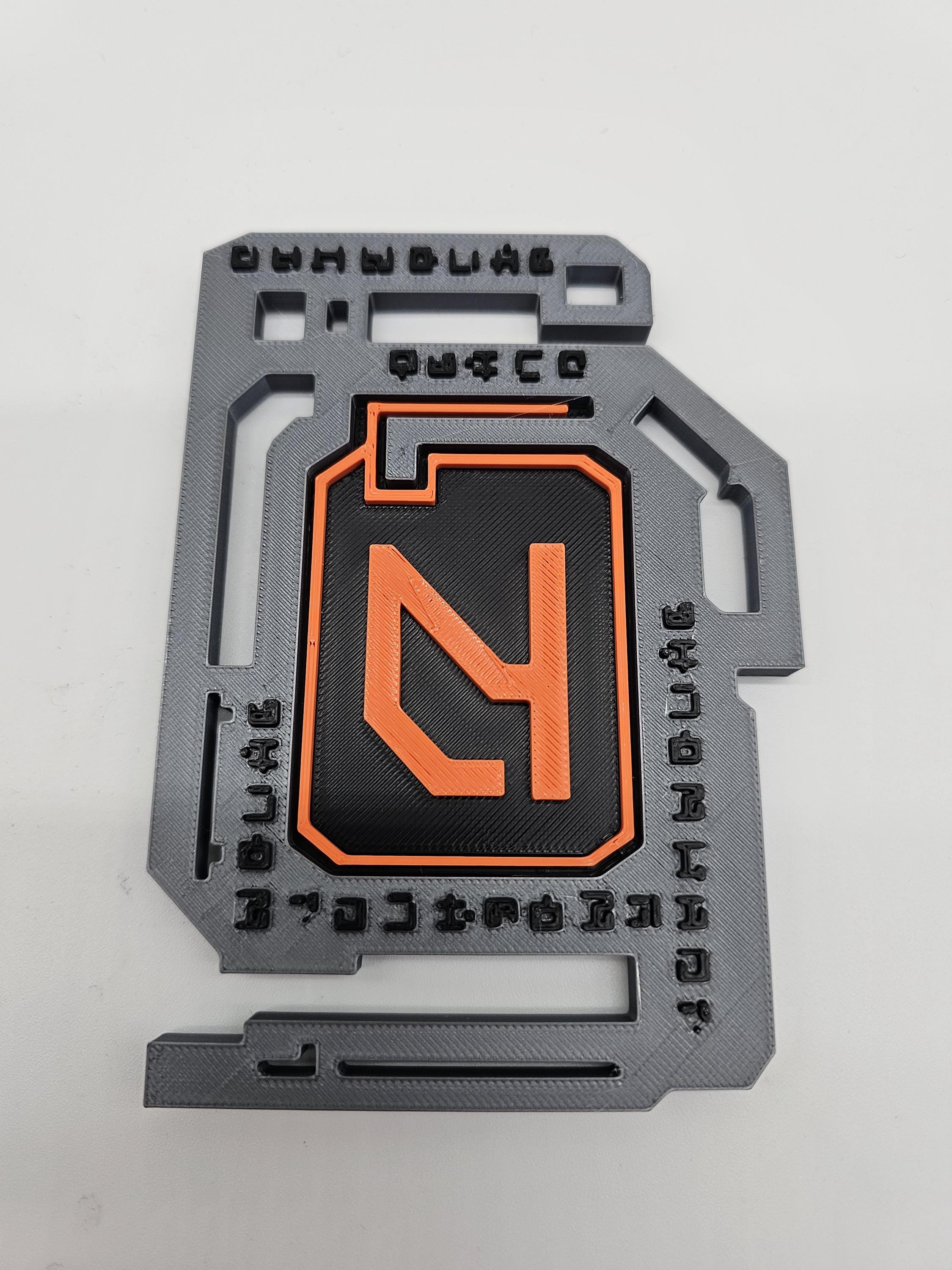 Subnautica Alien Tablet Replica Precursor Key – Blue , Purple, Orange ...