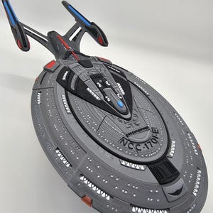 Enterprise E Sovereign Class | NCC-1701-E 3D Printed | Trek 17 Inch