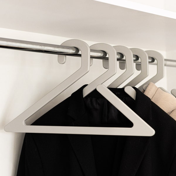 Heavy Duty Wooden Hangers, Hangers for Adult, Modern Hangers, Handmade Hangers, Non Slip Hanger, Casual Clothes Hangers, Aesthetic Hangers