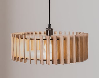 Wood Chandelier, Wood Light Pendant, Lighting Fixtures, Wooden Ceiling Light, Kitchen Lighting, Home Decor, Mid Century Decor, Light Fixture
