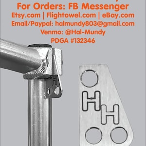 Disc Golf Cart Accessory        Hal Hanger