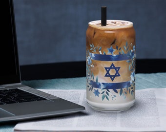 Palma De Mallorca Spain Cobalt Blue Frosted Shot Glass - Israel