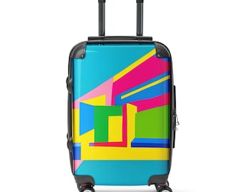 Stylish Hard-shell Suitcase  22 Carry-On, Expandable Storage, 360 Spinner Wheels, Built-in Lock