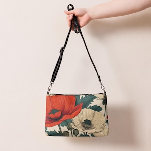 Japanische Poppy 2 Umhängetasche