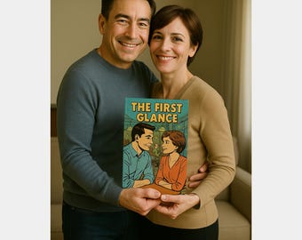 Custom Love Story Comic Book From Photos | Unique Anniversary Gift (Digital)