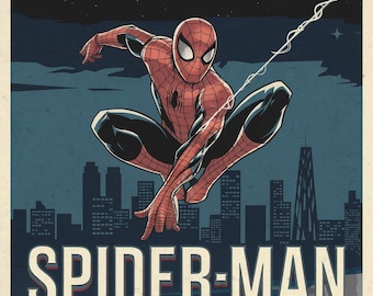 Spiderman, man, vintage