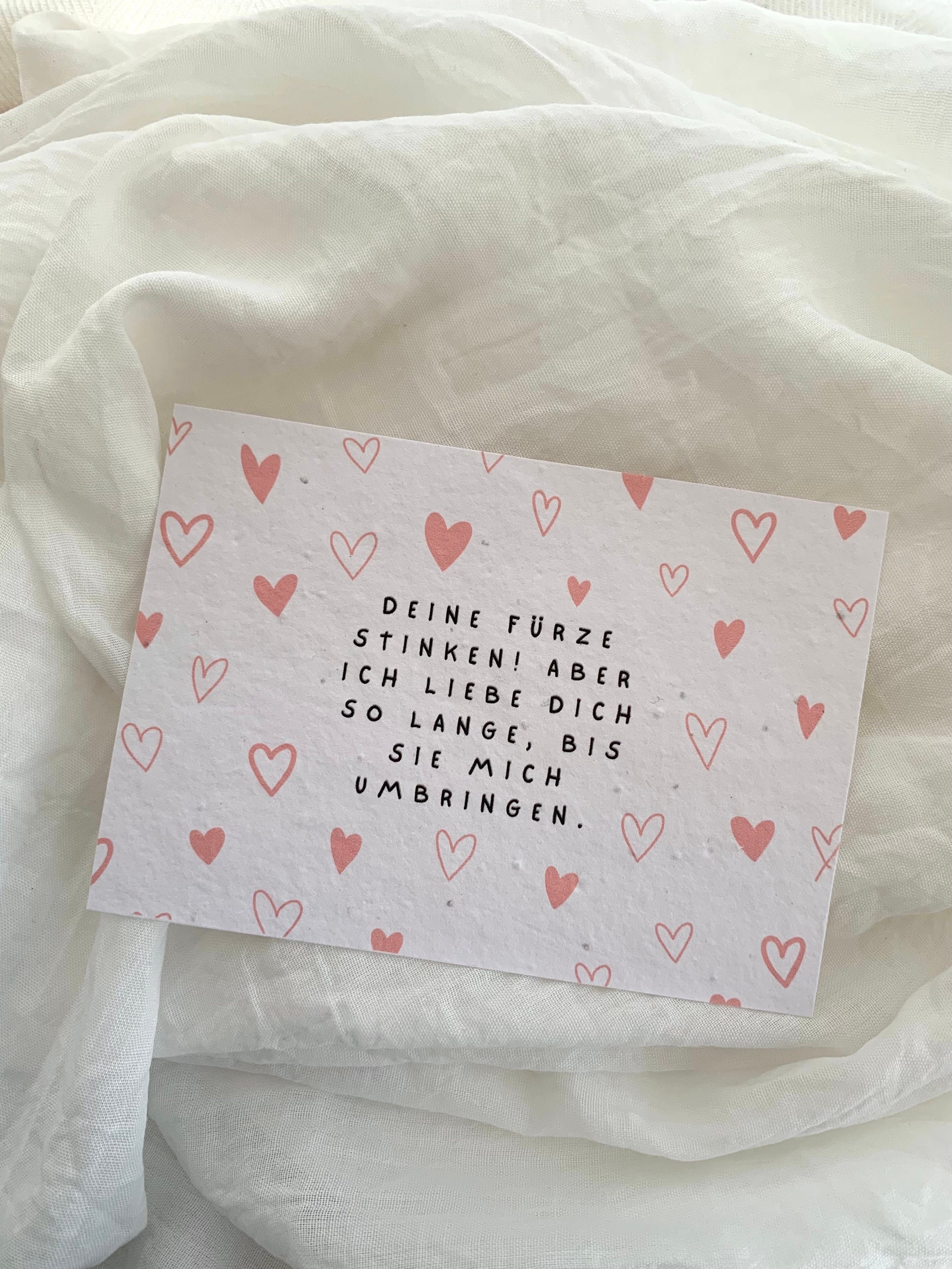 Valentinstag Karte, Postkarte, Liebe, Tinder, Liebeskarte