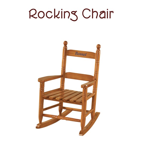 Oak Rocking Chair Etsy
