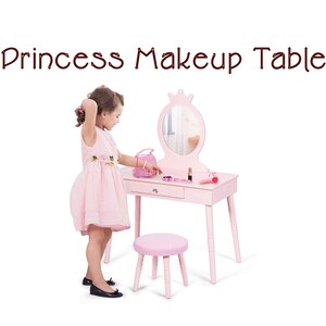 Disney Princess Hot Pink Border Elegant Outfits Theme Background Kids Mirror  