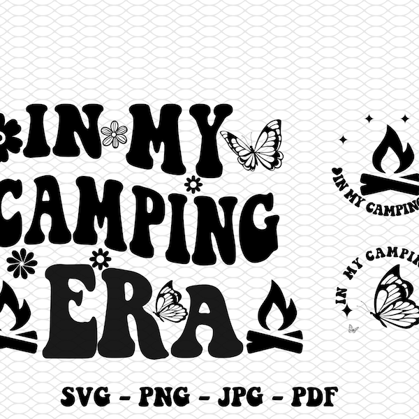 In my Camping era Svg and PNG, Camping crew svg, road trip svg, adventure svg, Camping, Camper Shirt, Camp life