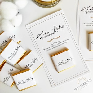 Chocolat pour carte de mariage personnalisée, Cadeaux de fiançailles, Chocolats pour mariage en vrac pour les invités, Cadeaux chocolatés Merci, Chocolat Madlen