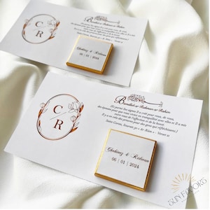 Cadeaux chocolatés carte de mariage, cadeaux de mariage musulman, chocolat cadeaux de fiançailles, chocolat pour les invités, cadeaux de baptême, cadeau de remerciement