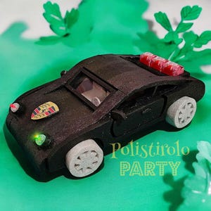 Porsche 911 Porta cioccolatini SVG  (Macchina taglia polistirolo)