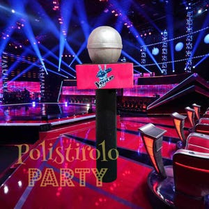 Microfono SVG (Macchina taglia polistirolo) + PDF Logo The Voice KIDS