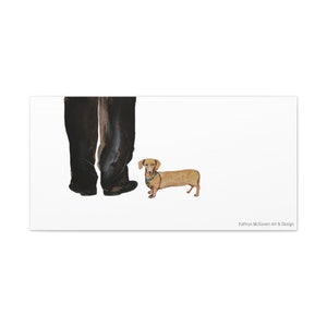 Dachshund &quot;Tall and Short of It&quot; Classic Canvas