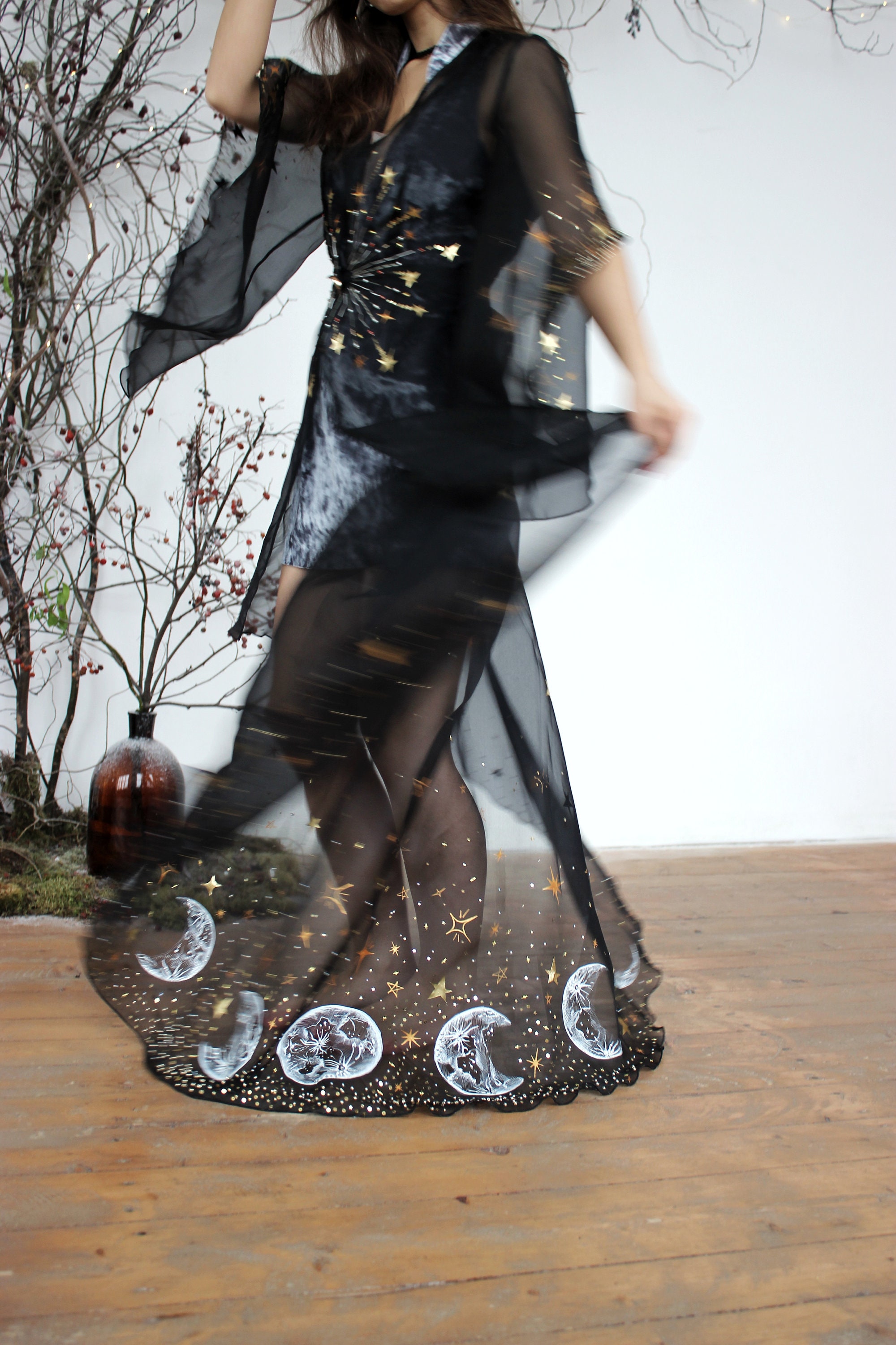 MOON SILK DRESS