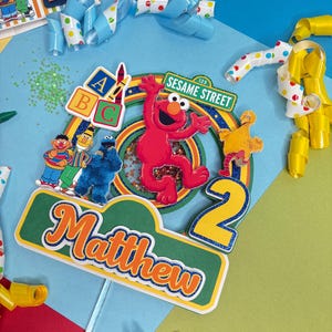 Sesame Street Cake Topper: Elmo Birthday Party Decoration