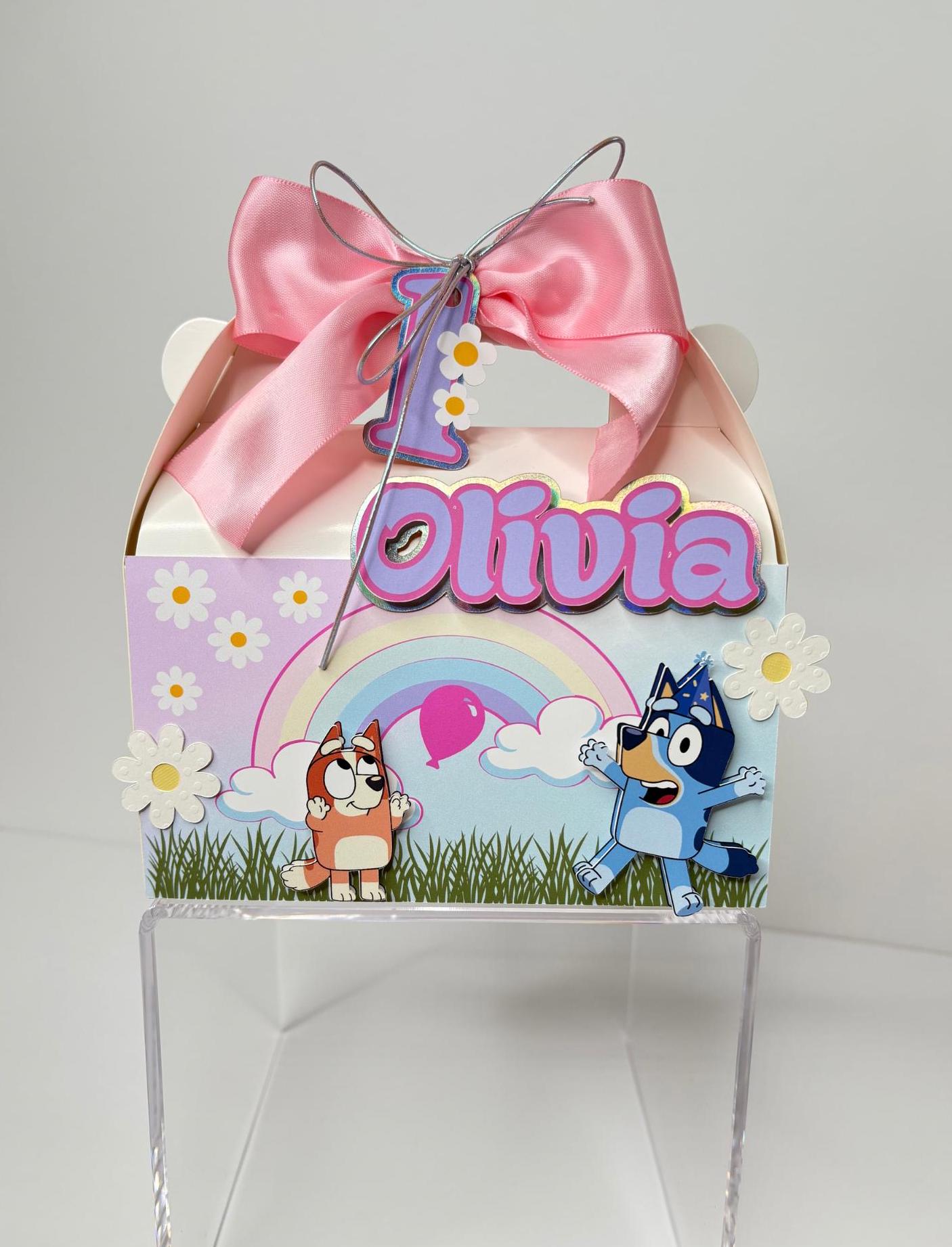 Custom Bluey Favor Boxes
