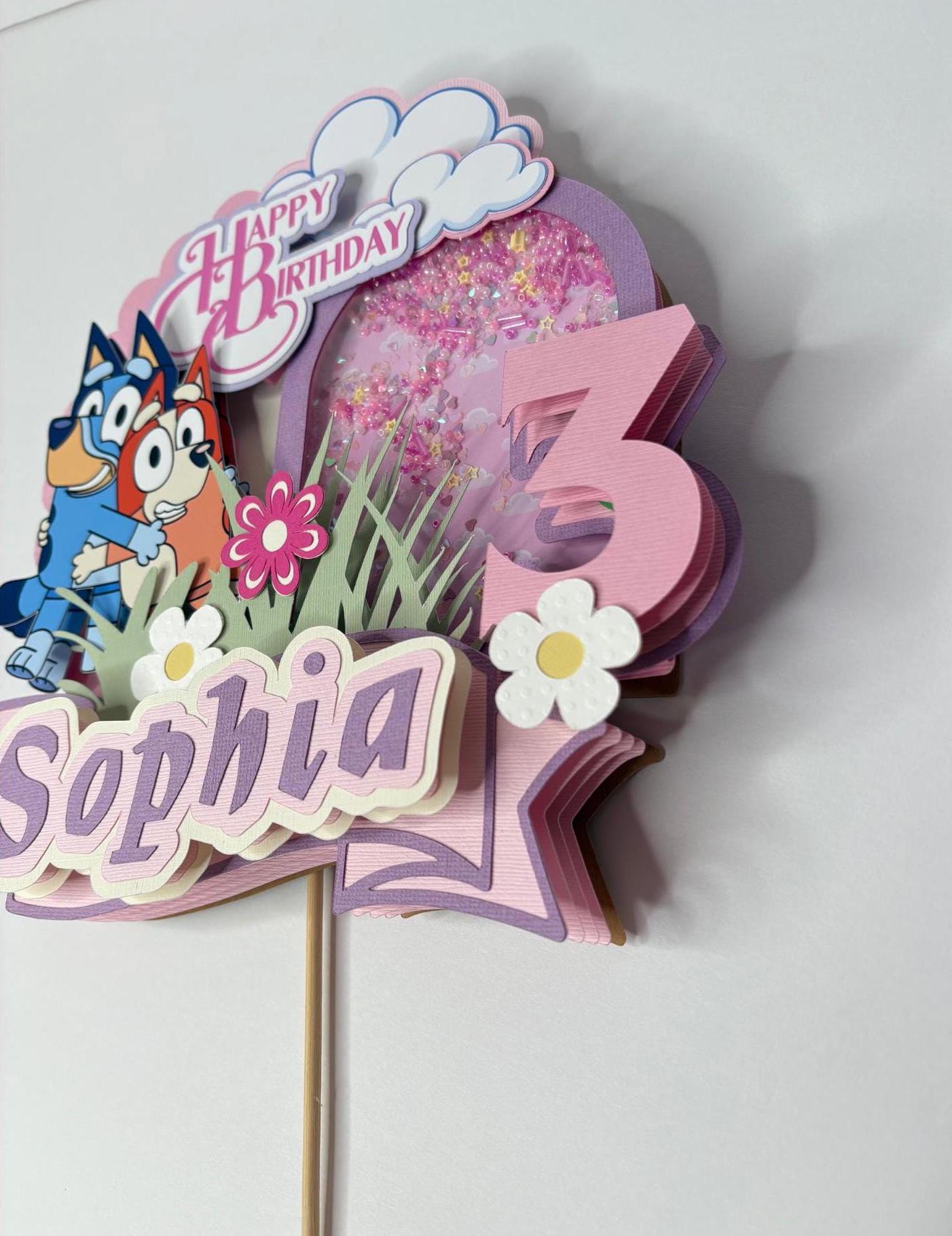 Bluey Cake Topper Decor