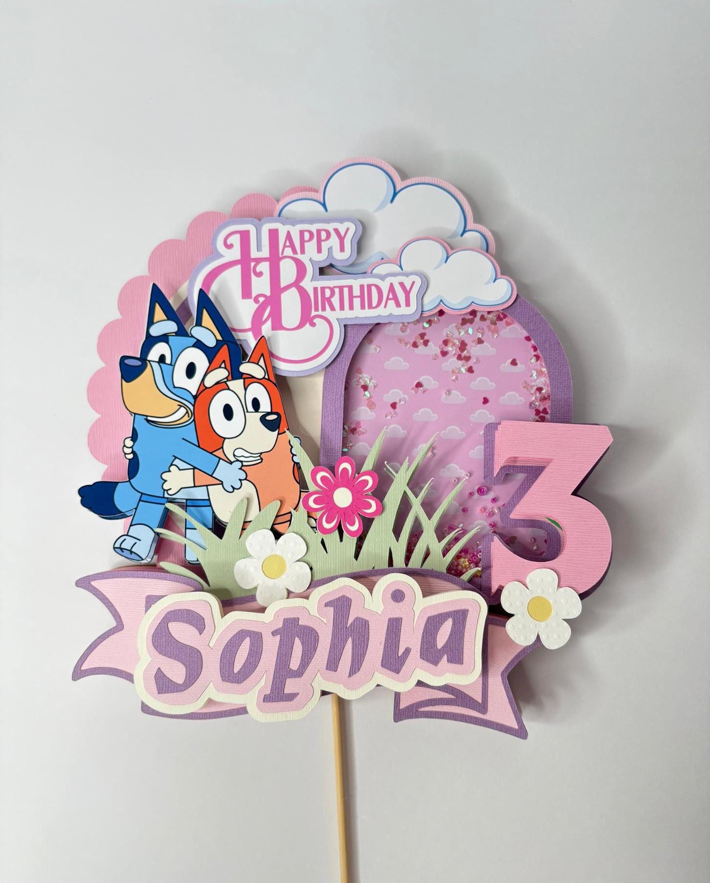 Bluey Cake Topper Decor