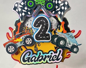 Monster Truck Cake Topper, Monster Truck Party Decor